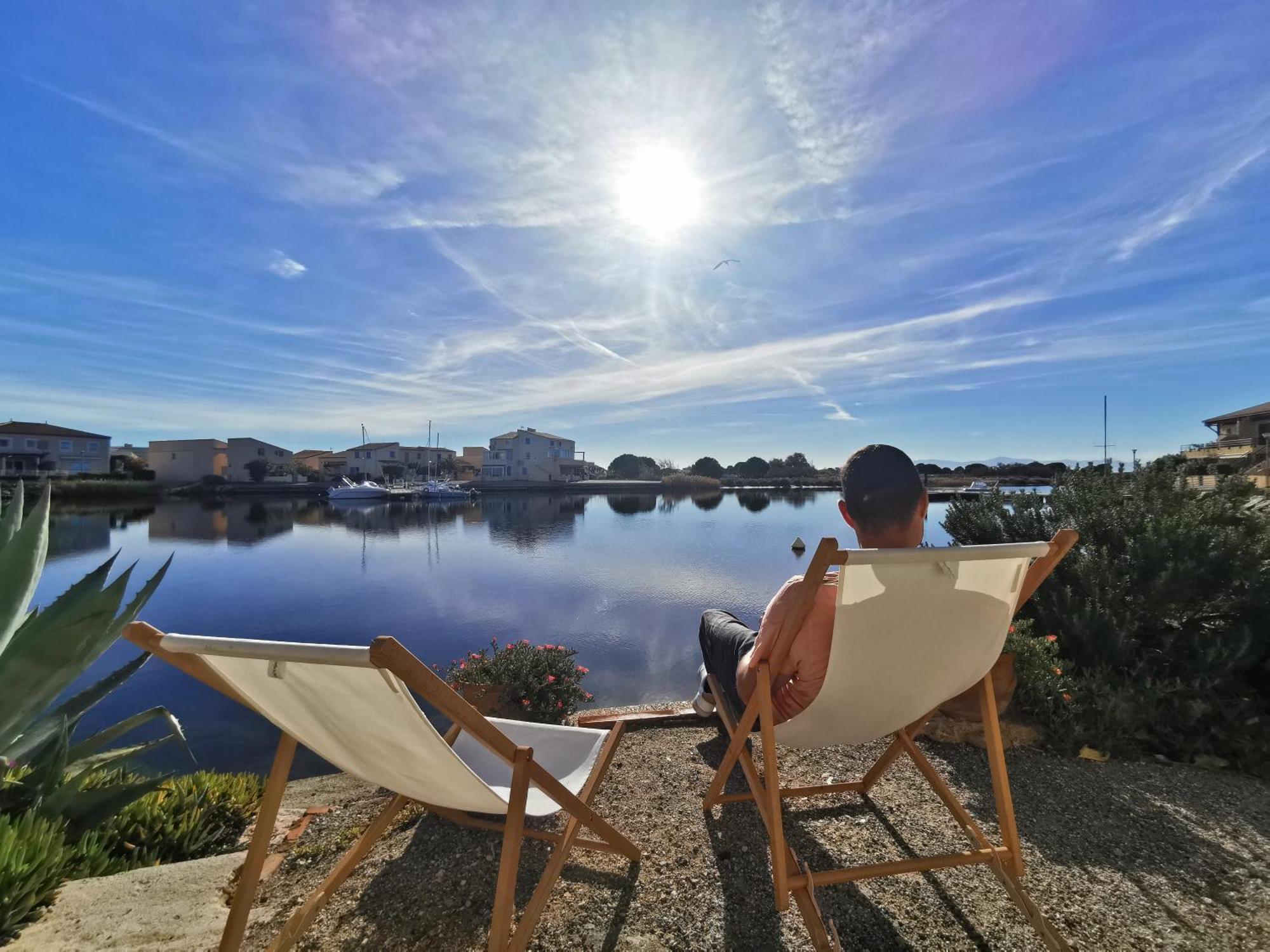 Appartement Coup De Coeur Les Pieds Dans L'Eau Le Barcarès エクステリア 写真